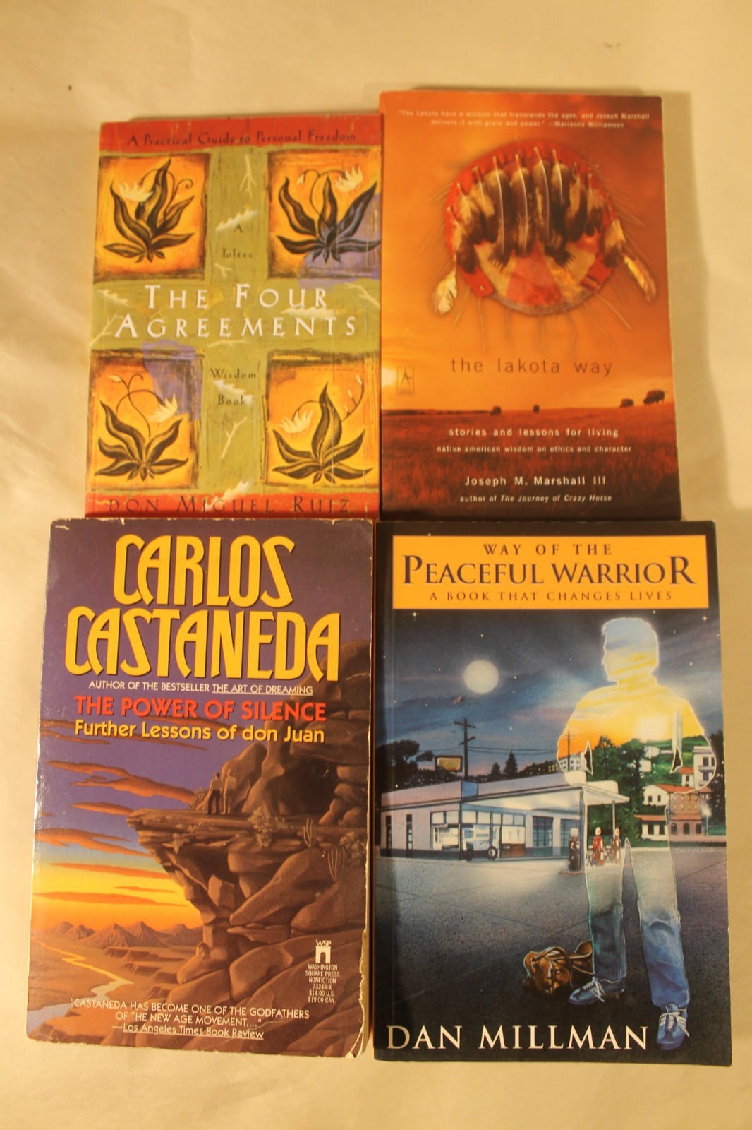 The Four Agreements, Power of Silence, Lakota Way & Way of The Peaceful Warrior
