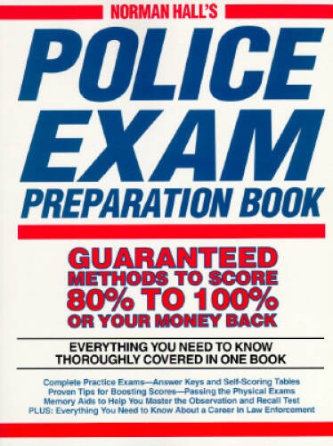 Police Exam Prep Book (Norman Hall’s Police Exam Preparation Book) – GOOD