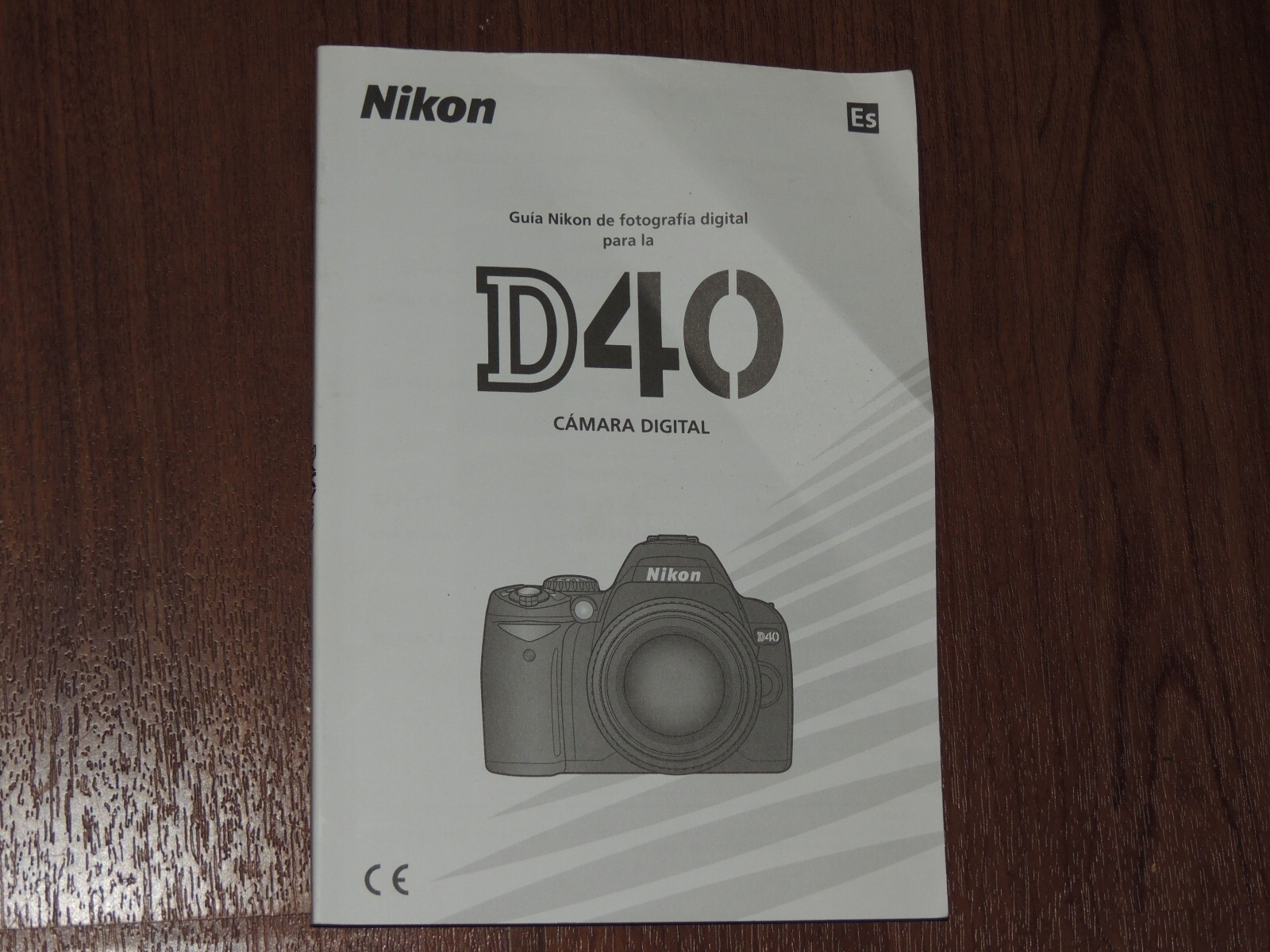 Genuine OEM Nikon D40 Instruction MANUAL DEL USUARIO 125 pages ⚠️SPANISH ONLY ⚠️