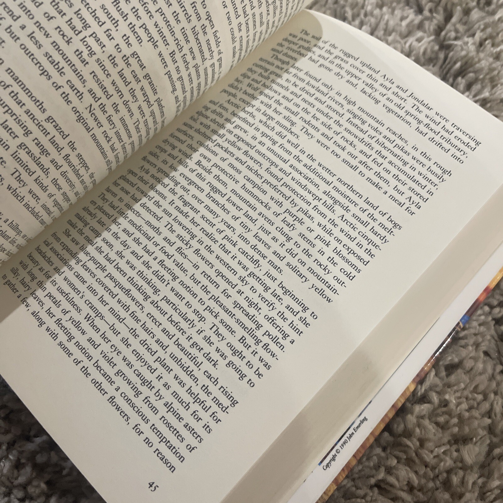 Earth’s Children Ser.: The Plains of Passage : A Novel by Jean M. Auel 1990 HCDJ