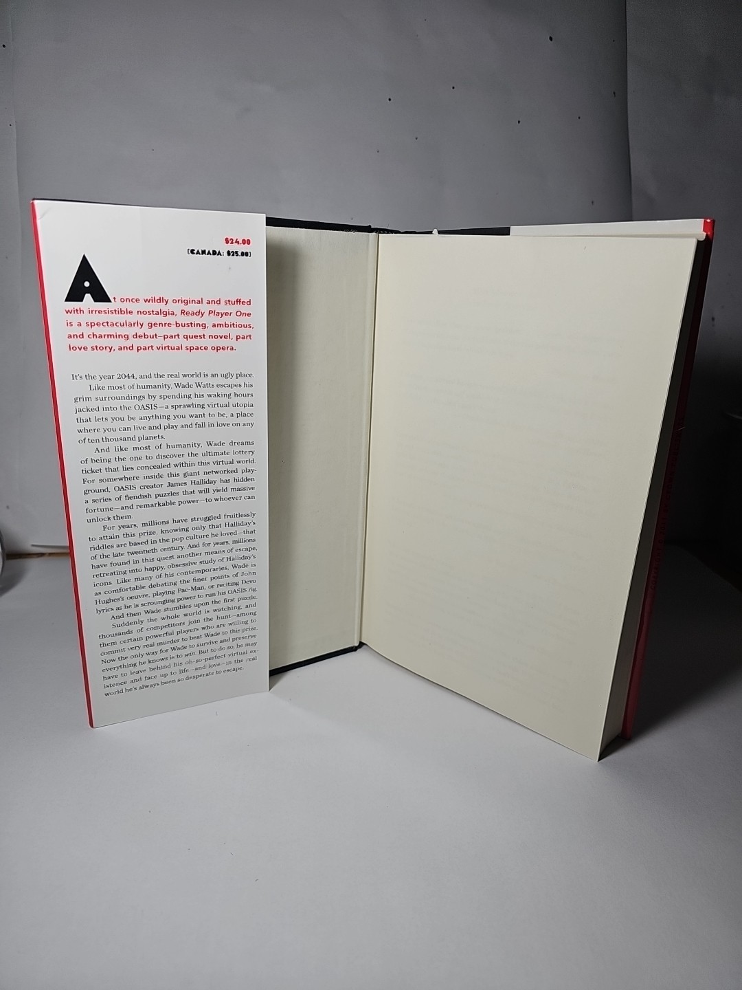 Ready Player One by Ernest Cline – 1st Edition/Early Print Hardcover! 2nd Print