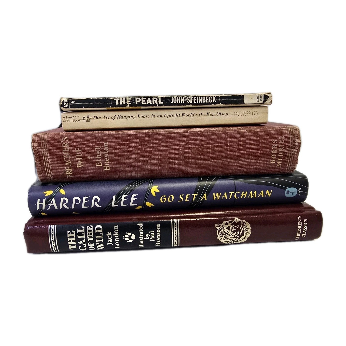 9 CLASSIC TITLE BOOKS HARPER LEE J STEINBECK J LONDON F SLAUGHTER