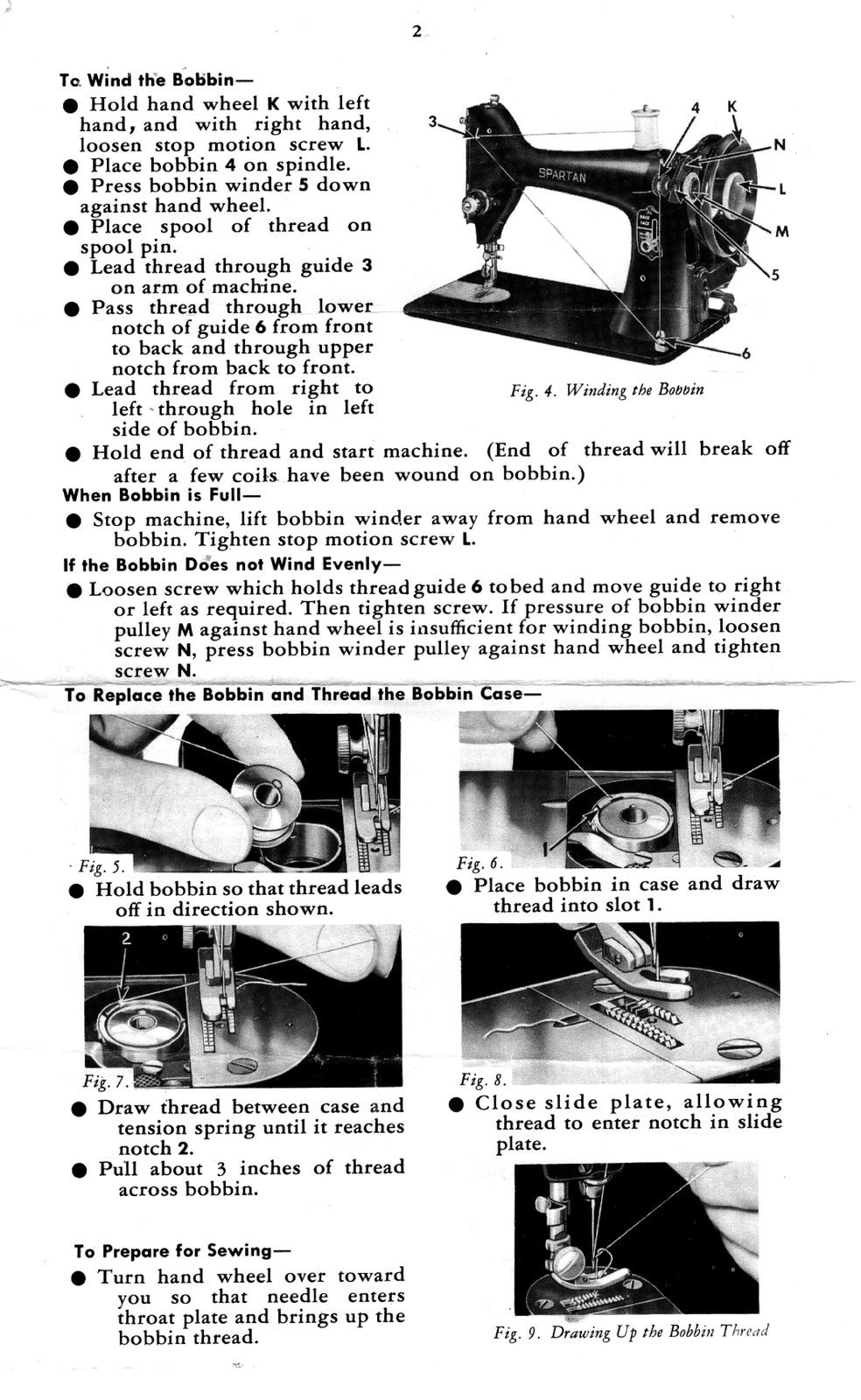 SINGER 192 Spartan Sewing Machine User Manual – STEEL WIRE BOUND – TOUGH COVERS
