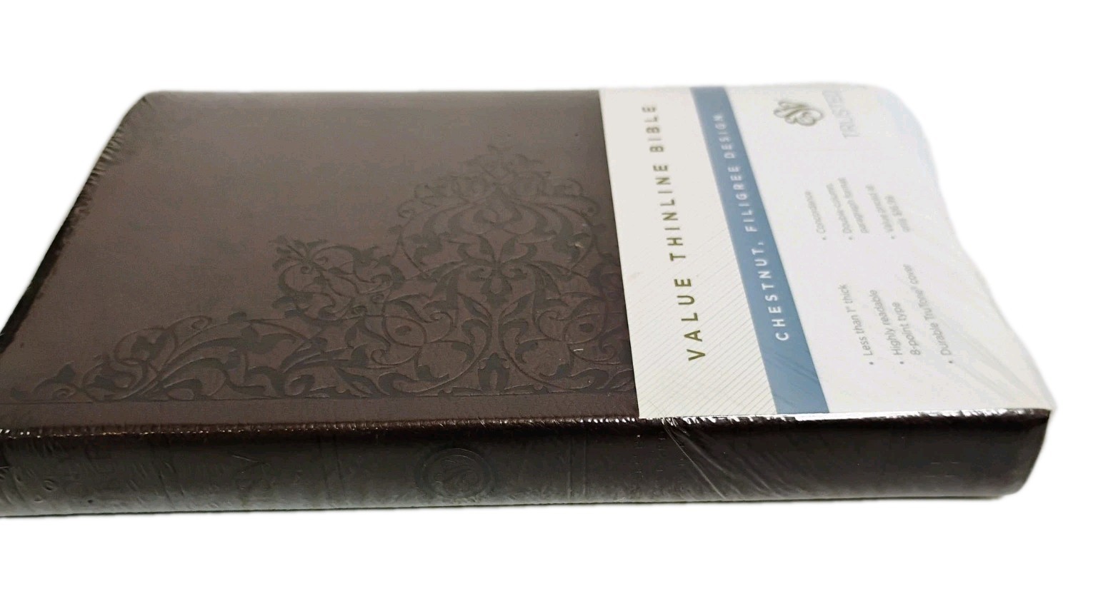 ESV THINLINE BIBLE CHESTNUT FILIGREE DESIGN GOLD EDGES BY CROSSWAY NEW SEALED