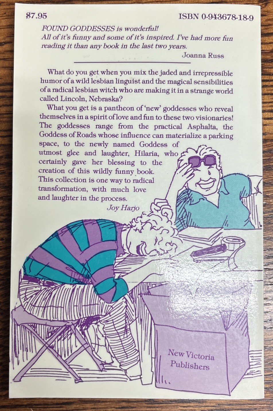 Found Goddesses Asphalta to Viscera Grey Penelope Bechdel 1988 Paperback
