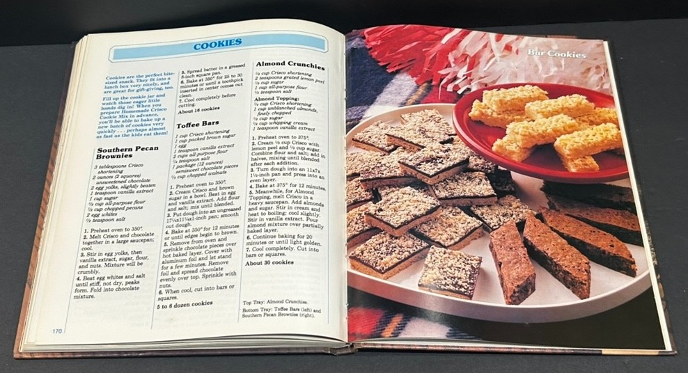 Vtg Crisco Cooking Cookbook 1982 Hardcover Over 350 Easy To Follow Recipes