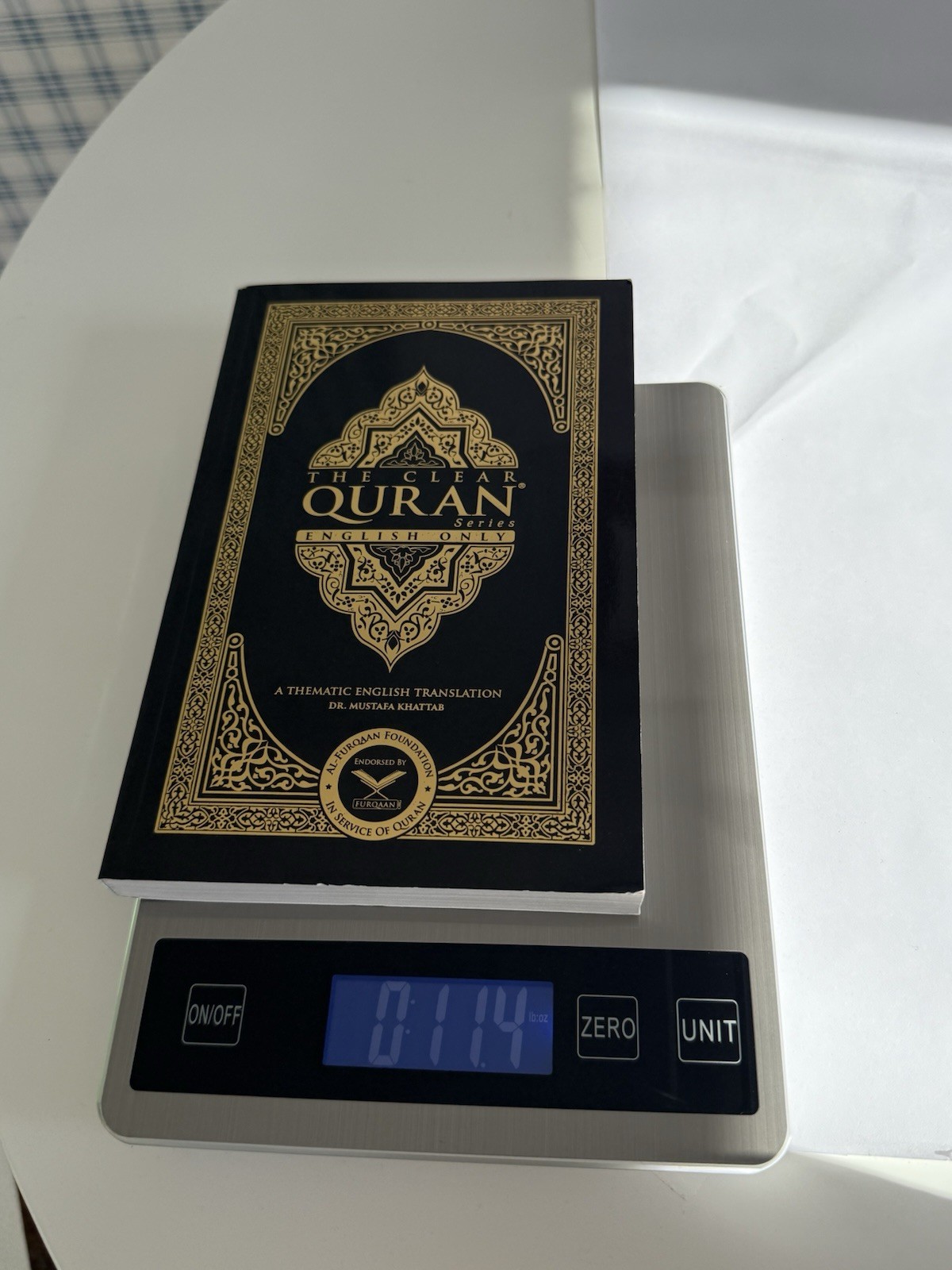 The Clear Quran English Translation of Koran by Dr. Mustafa Khattab