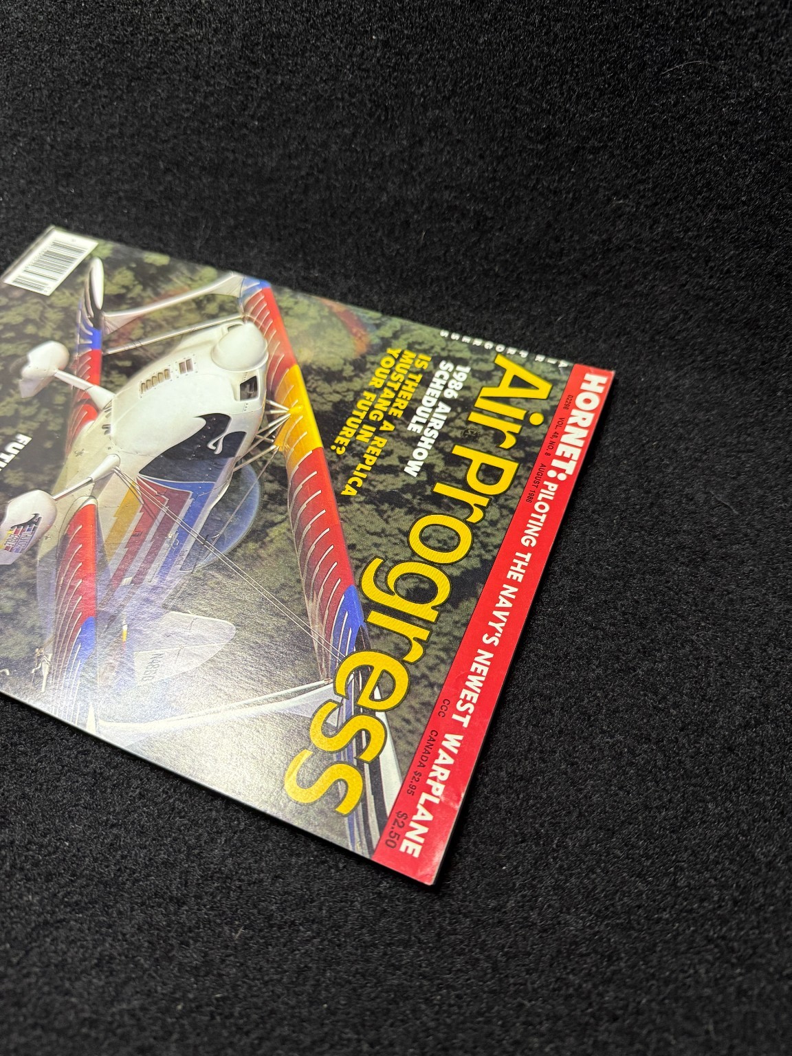 Air Progress Magazine August 1986 F/A-18 Hornet Cheyenne 400LS NASA Aircraft