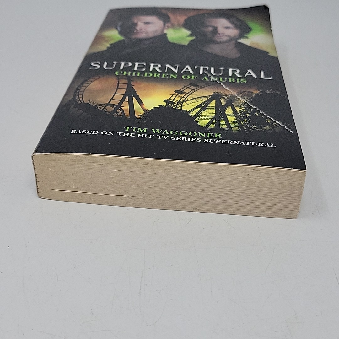 Supernatural – Children of Anubis by Tim Waggoner (2019, Mass Market) Sm DAMAGE