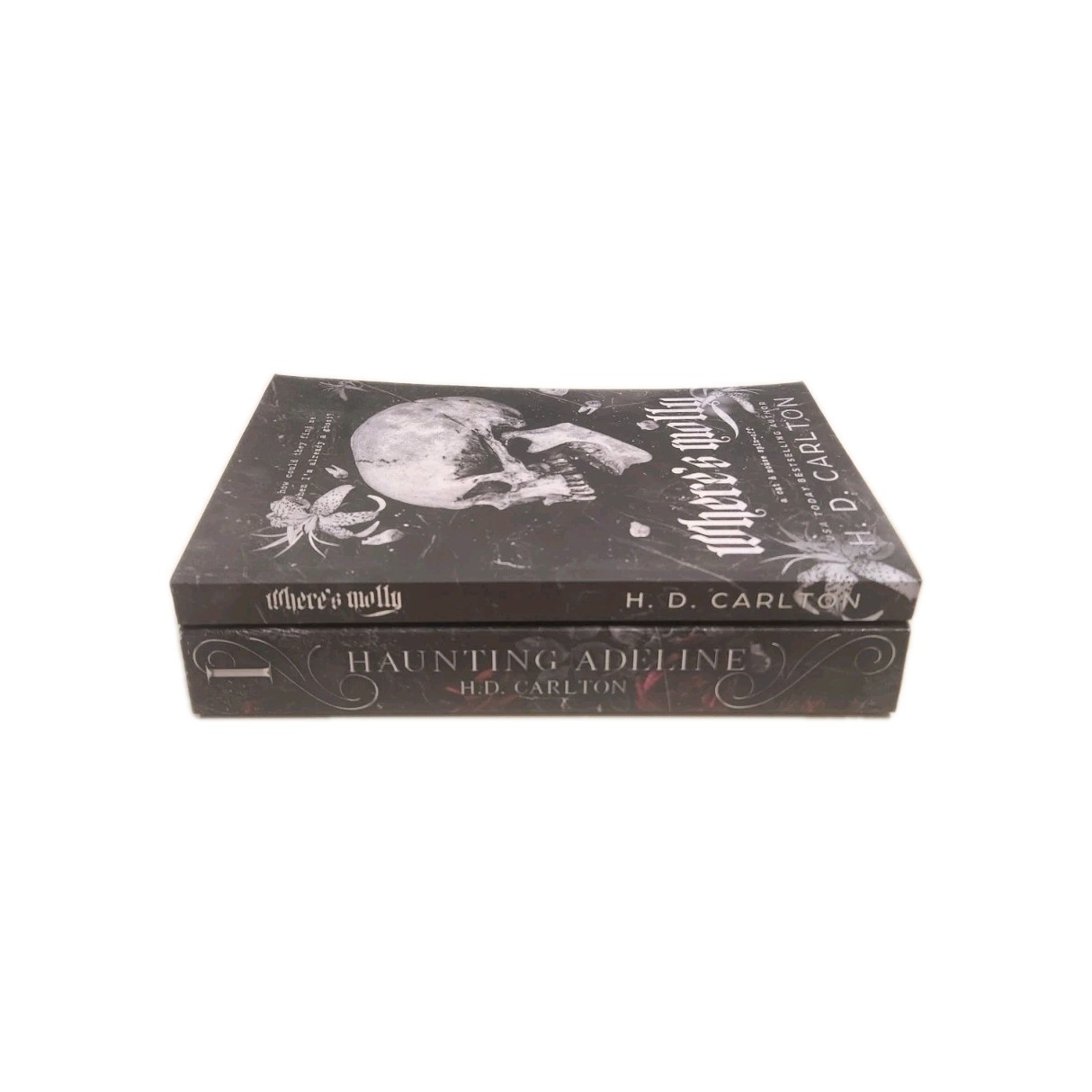 2 Dark Romance Trade Paper Books Haunting Adeline/Where’s Molly/H.D. Carlton