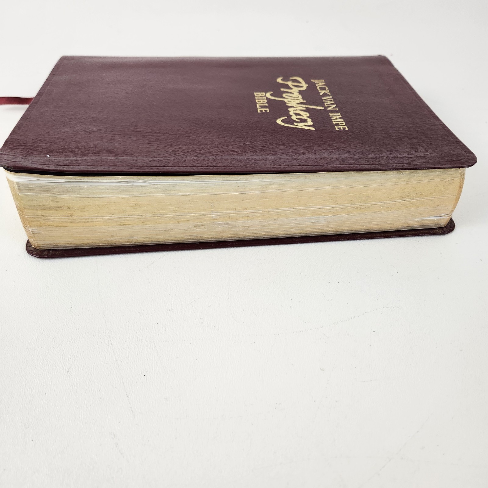 Jack Van Impe Prophecy Bible KJV Burgundy Bonded Leather ISBN 1-884137-88-1