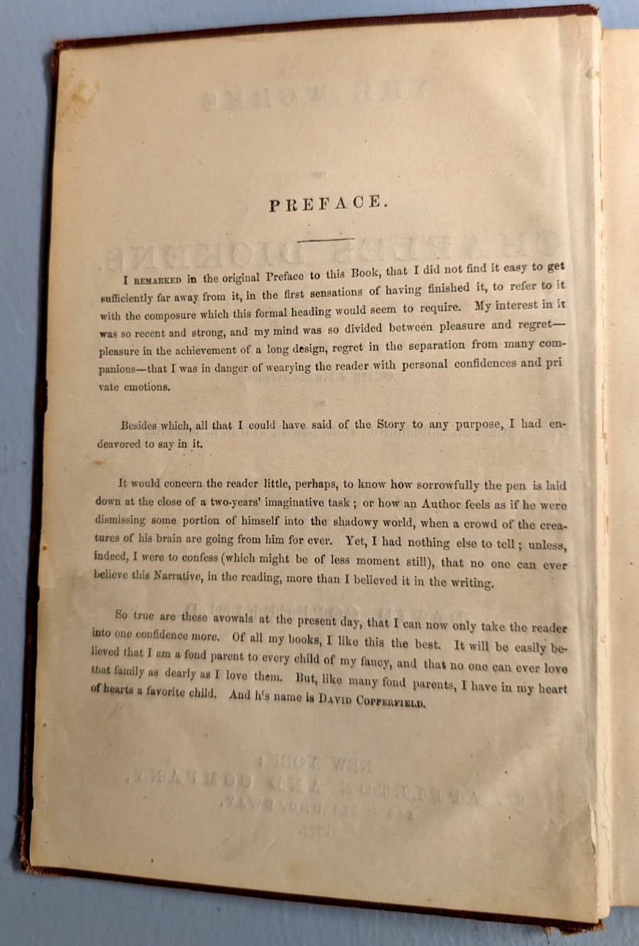 David Copperfield & David Copperfield’s Childhood Charles Dickens 1872-1898