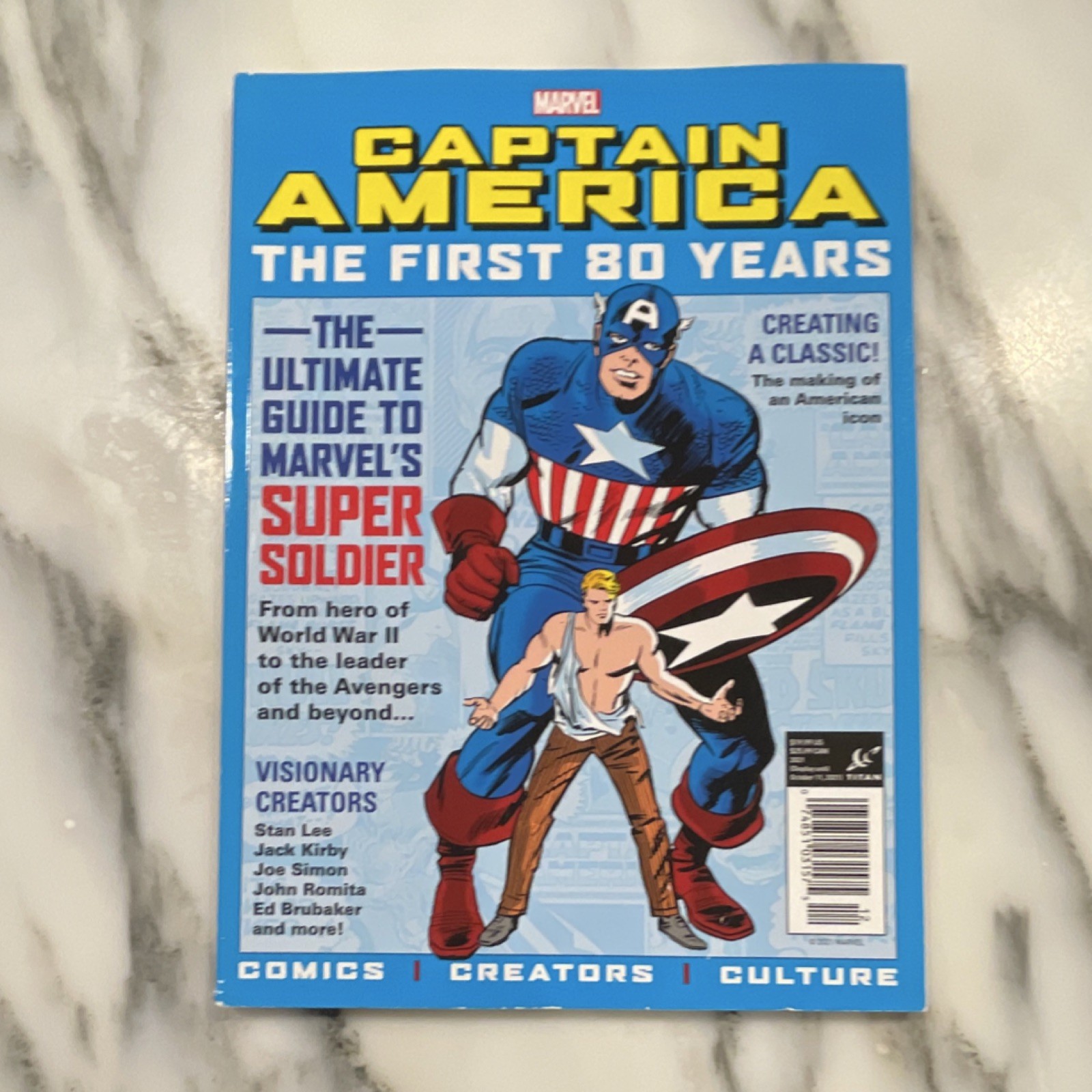 Titan Comics Captain America The First 80 Years Softcover 2021 Companion Book