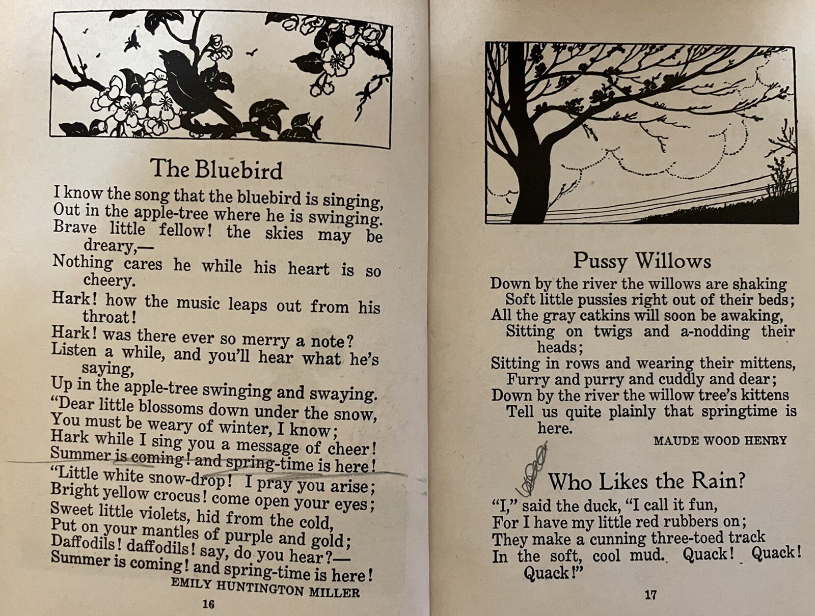 VTG POEMS FOR THE VERY YOUNG CHILD COMPLILED BY DOLORES KNIPPEL, 1932 HARDCOVER