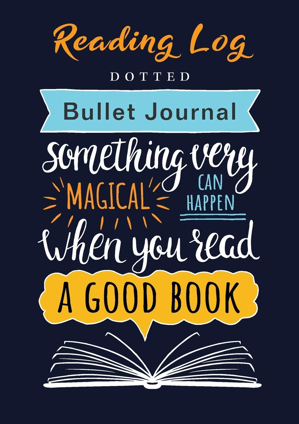 Reading Log – Dotted Bullet Journal: Medium A5 – 5.83X8.27 Paperback