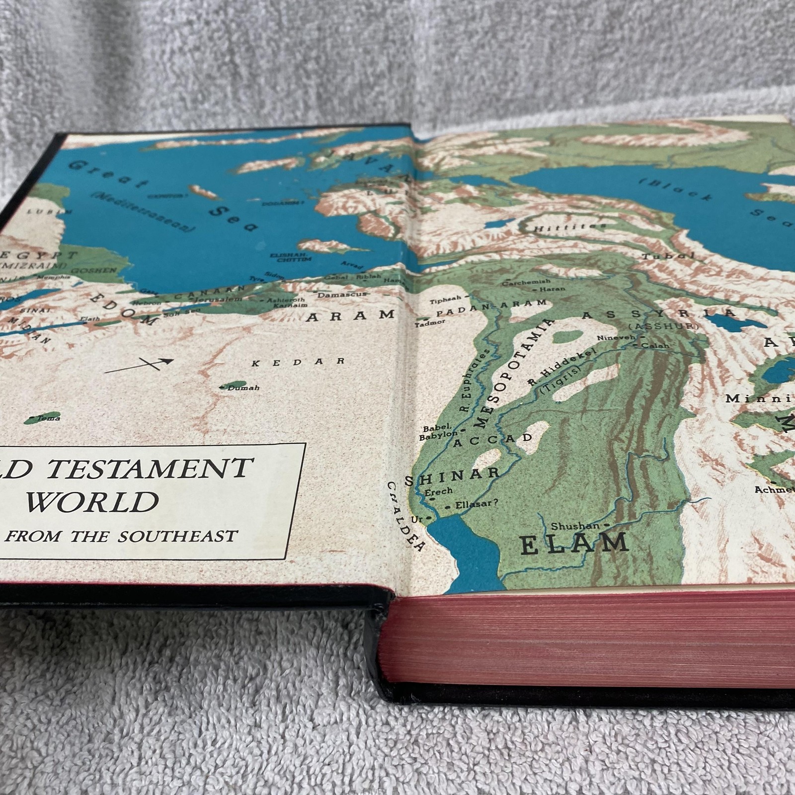 Vintage The Bible Revised Standard Version 1973 ABS Concordance Hardcover Maps