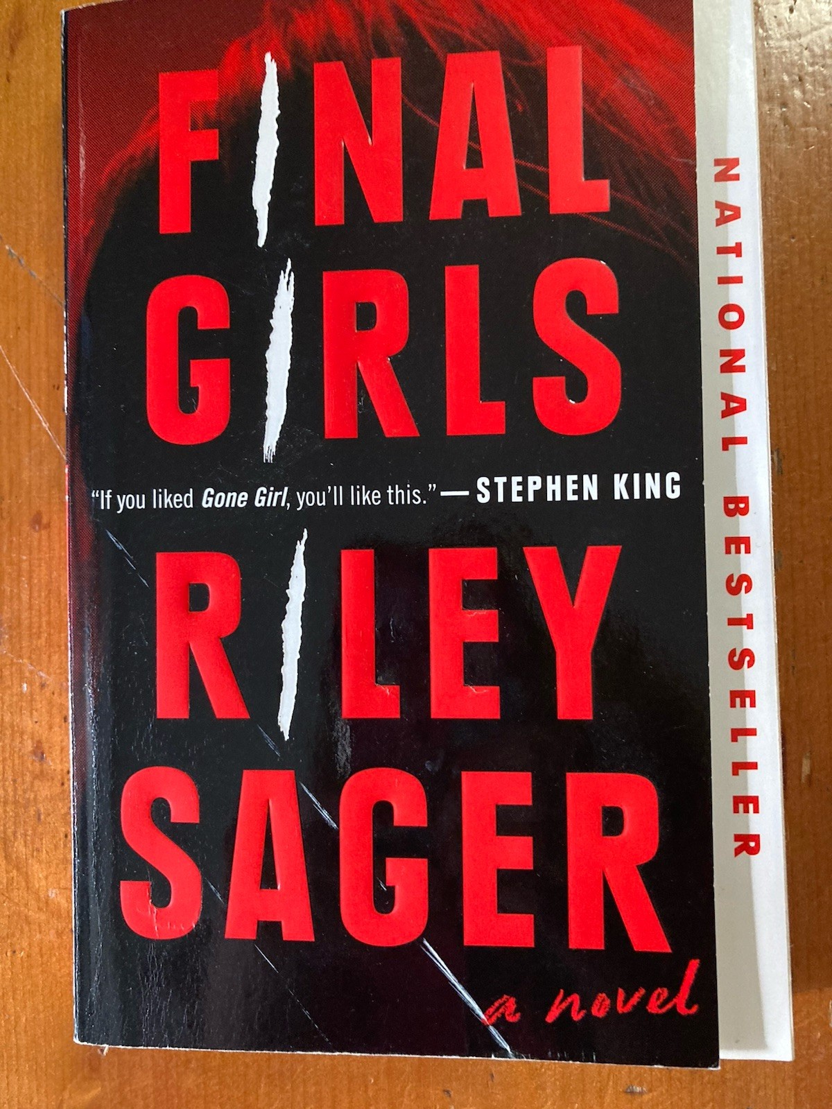 Final Girls : A Novel by Riley Sager (2018, Trade Paperback)