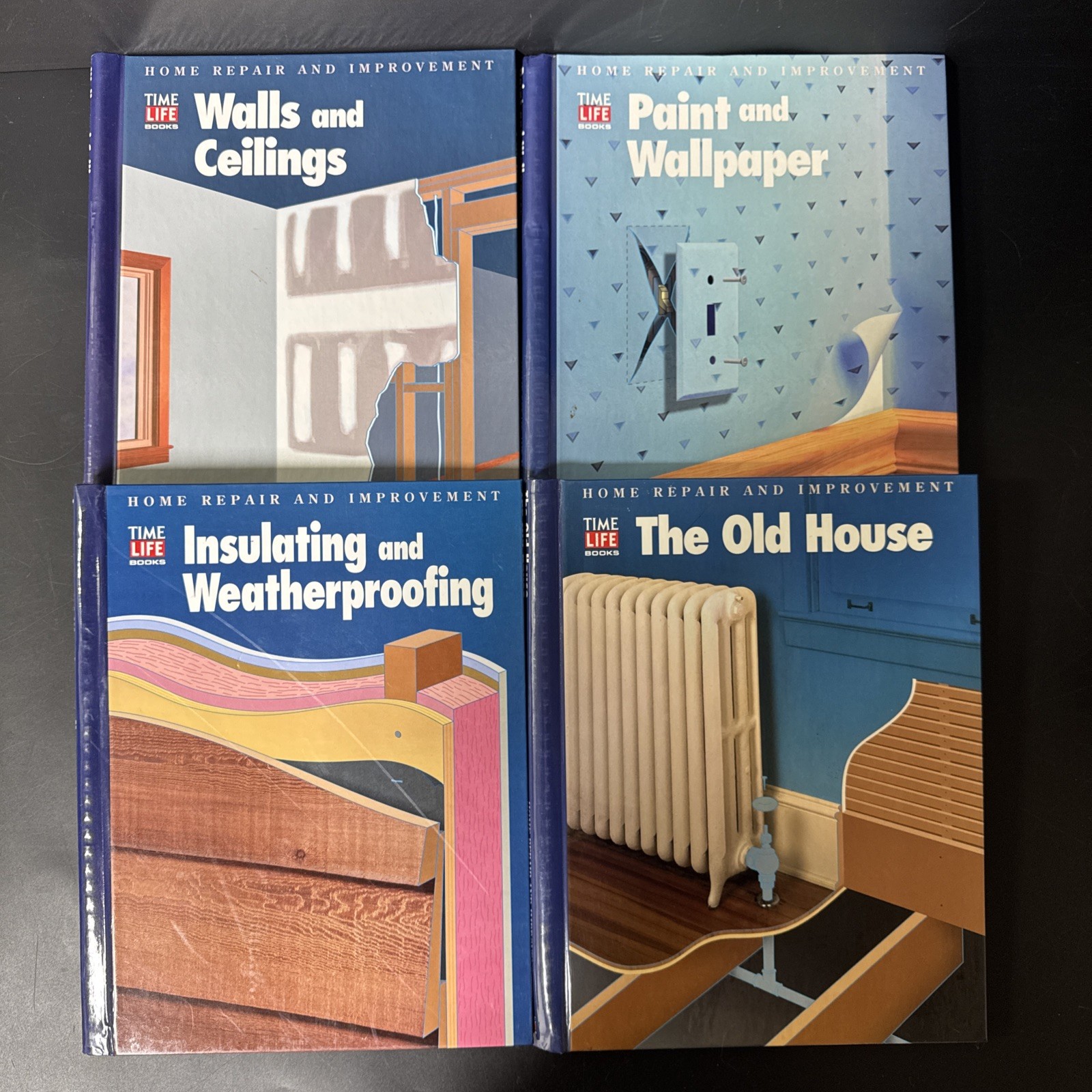 Vintage Time Life Home Repair And Improvement Lot Of 18 Hard Cover Spirals