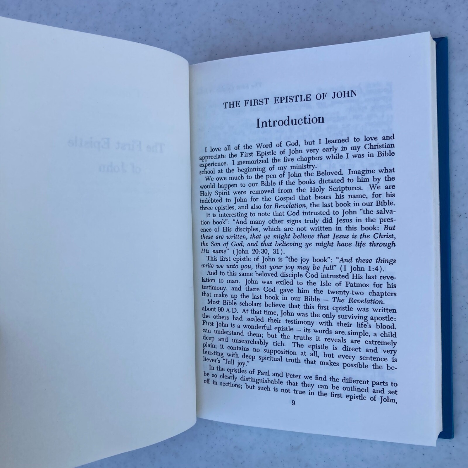 Epistles of John by Oliver Greene 1966 Hardcover