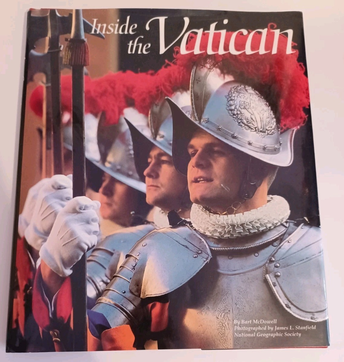 Inside the Vatican by Bart McDowell And National Geographic (1991, Hardcover) Ex