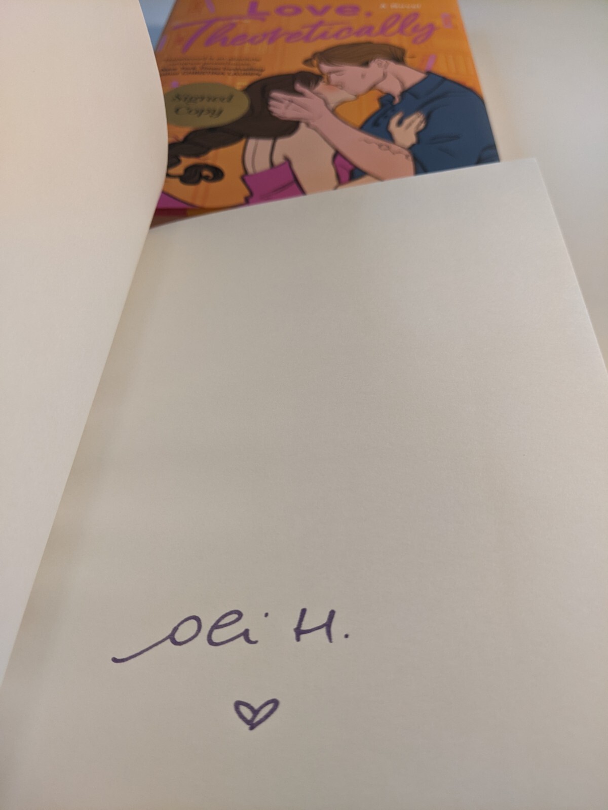 SIGNED Love Theoretically And Loathe To Love You by Ali Hazelwood Hardcover Auto
