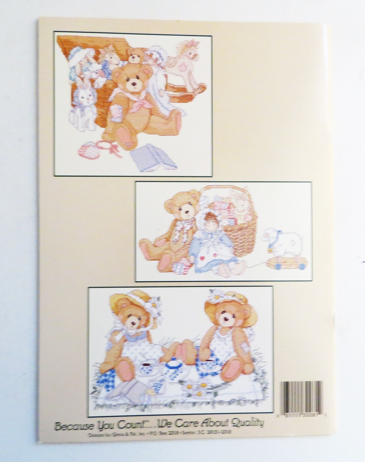 Cherished Teddies for All Occasions Cross Stitch Book Priscilla Hillman 48 pages