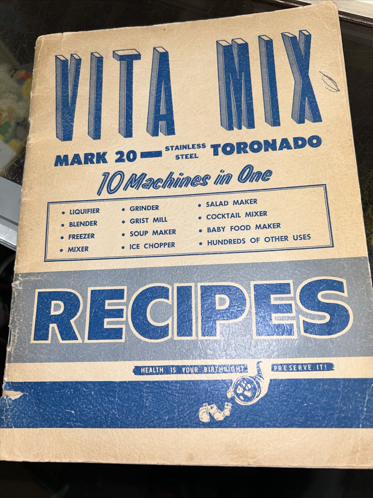 Vita Mix 1950s Recipe Book