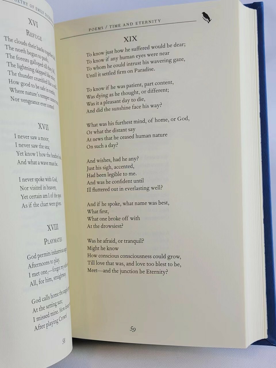 THE POETRY OF EMILY DICKINSON Flexi Bound Faux Leather Classic *Brand New*