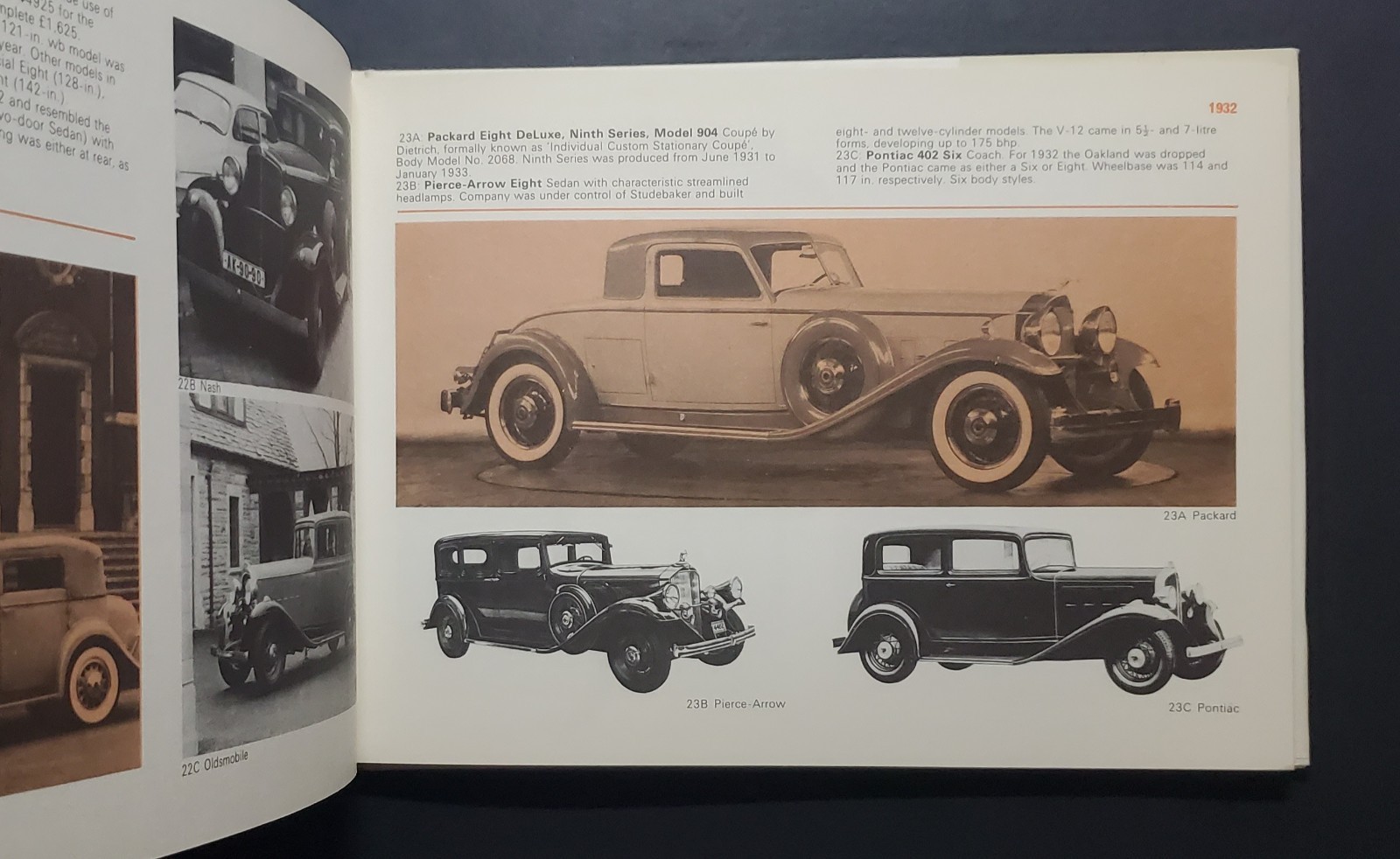 American Cars of the 1930’s Vintage Hardcover w/DJ (1971)