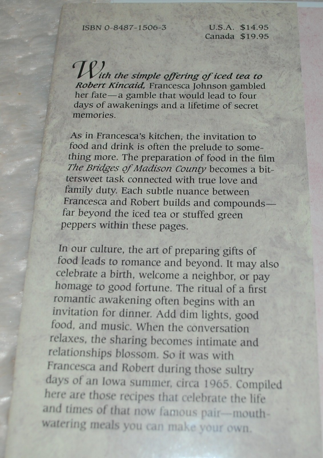The Recipes of Madison County – hardcover, 1st ed.-112 pages-Jane M Hemminger