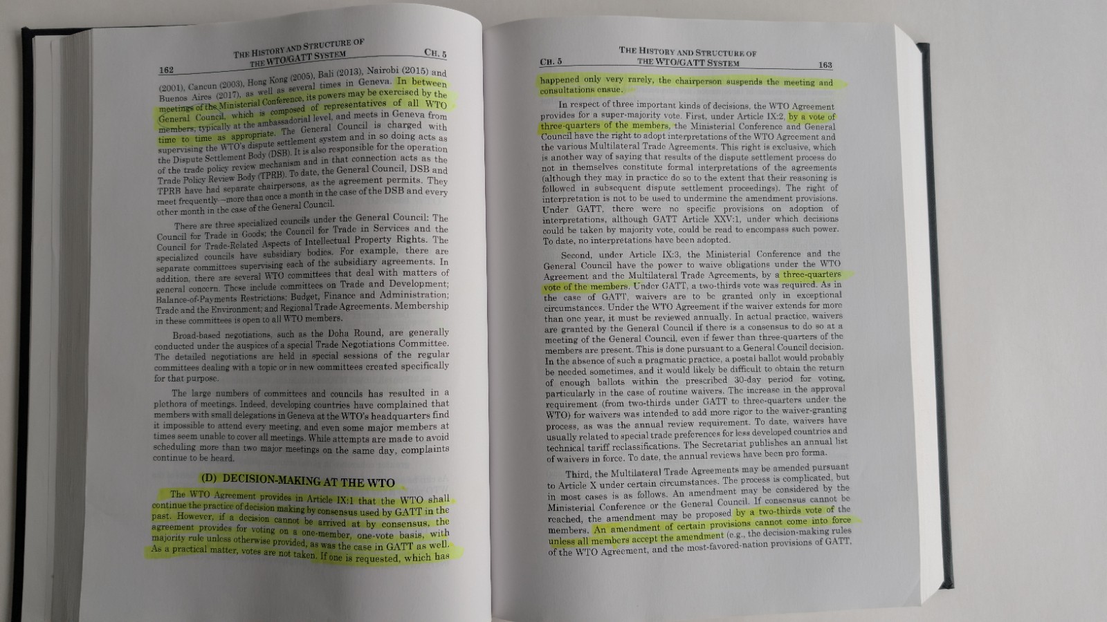 Legal Problems of International Economic Relations by John Jackson – 7th ed