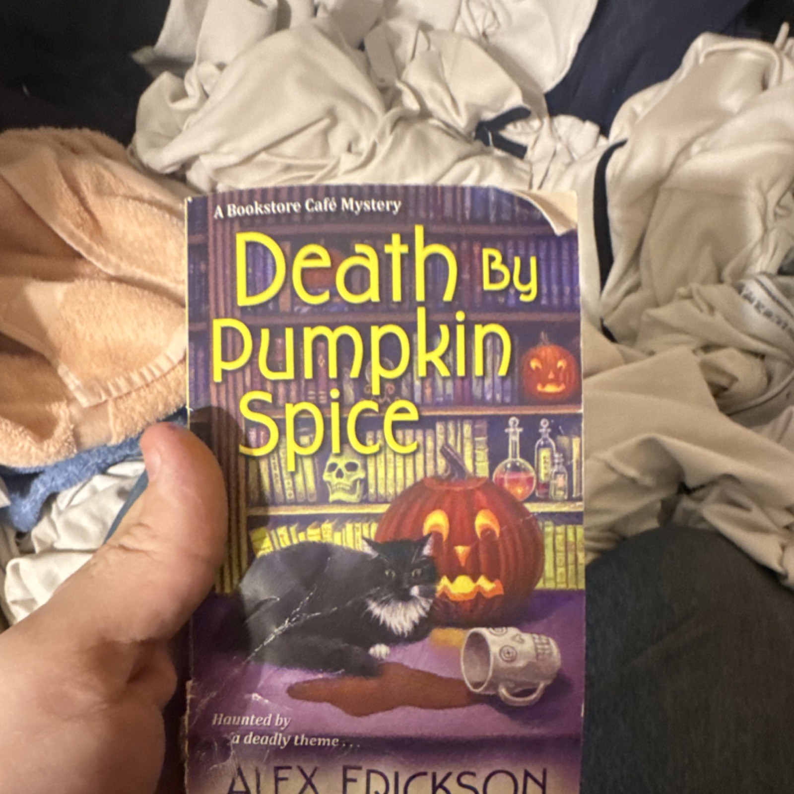 Alex Erickson Death By Pumpkin Spice Paperback Mystery Bookstore Café Novel
