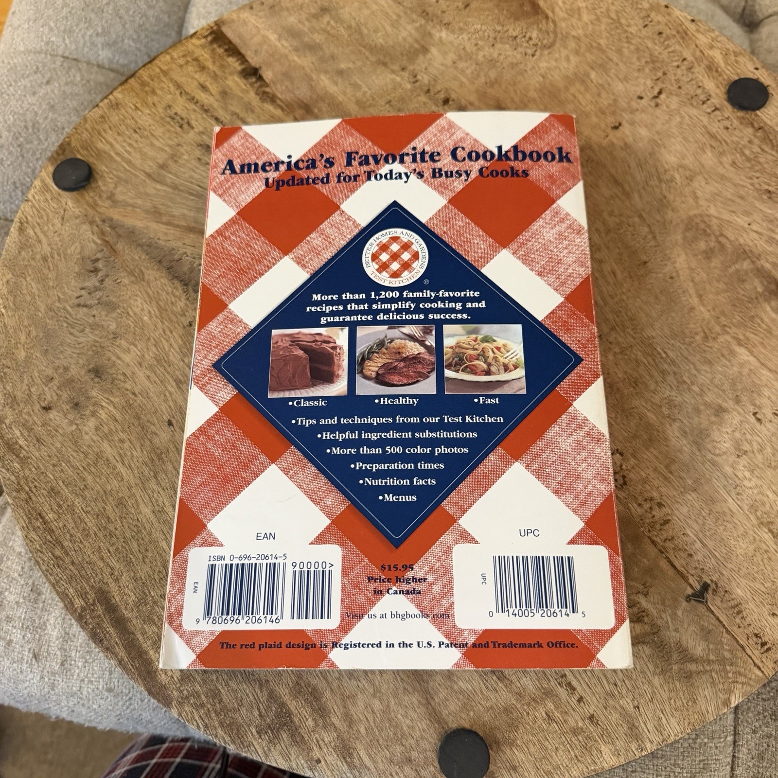 Vintage New Cook Book 11th Ed, 1996 Retro Better Homes and Gardens Cookbook
