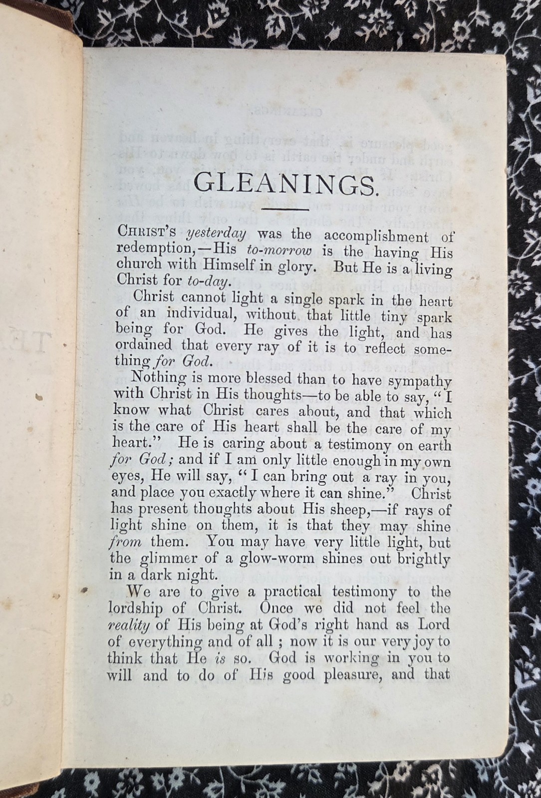 Gleanings From The Teachings Of George V. Wigram, Circa 1870’s, HC