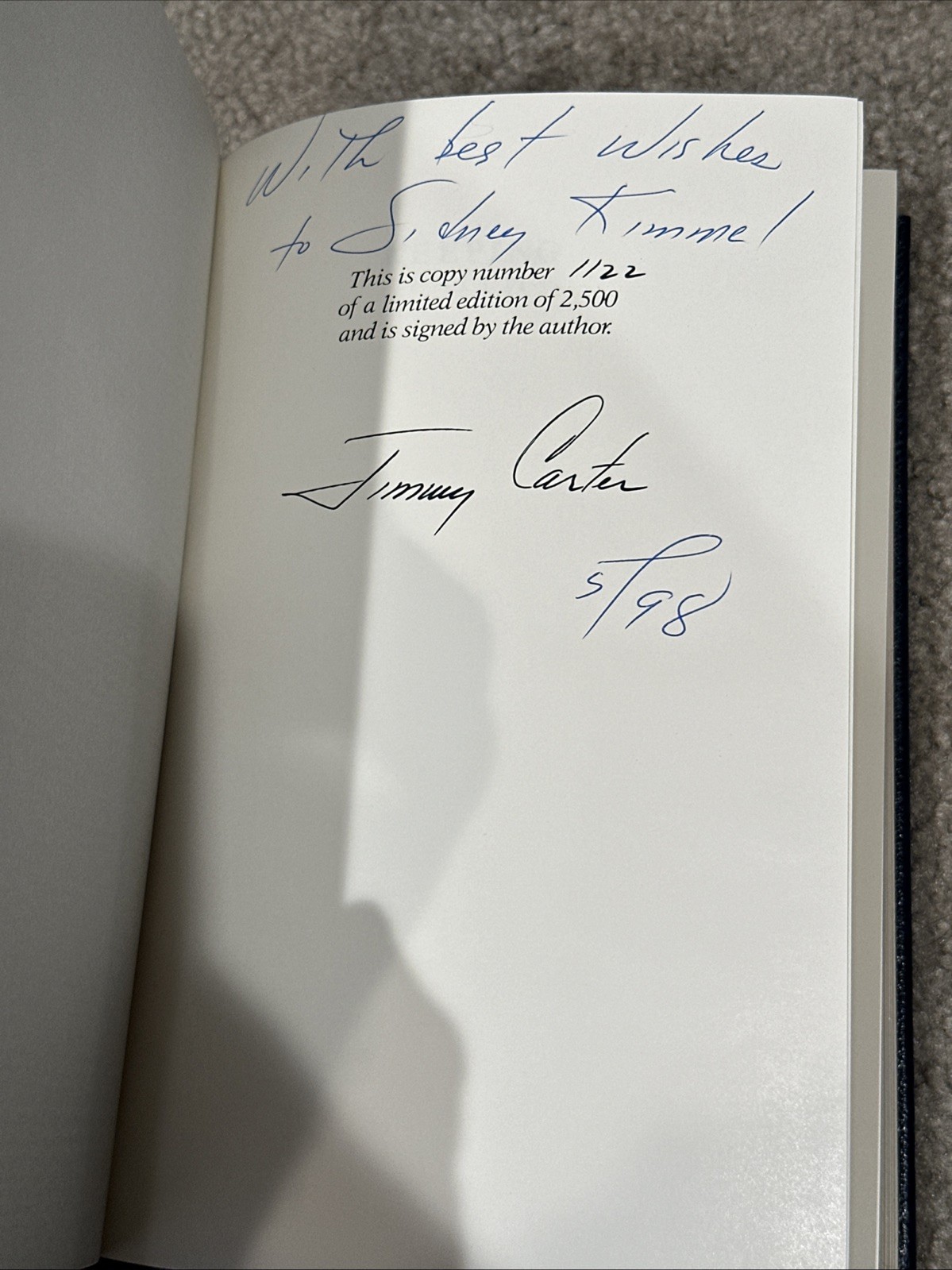 Keeping Faith By Jimmy Carter Signed # Limited Ed Leather 1982 Read Description!