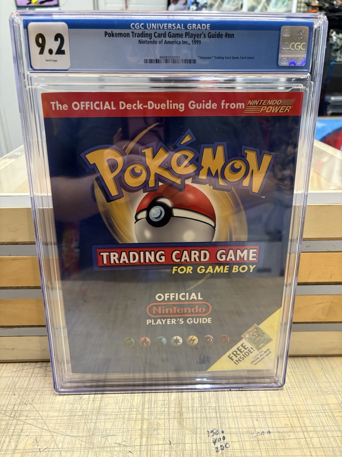 CGC 9.2 Official Pokémon Trading Card Game Nintendo GB Players Guide POP 1