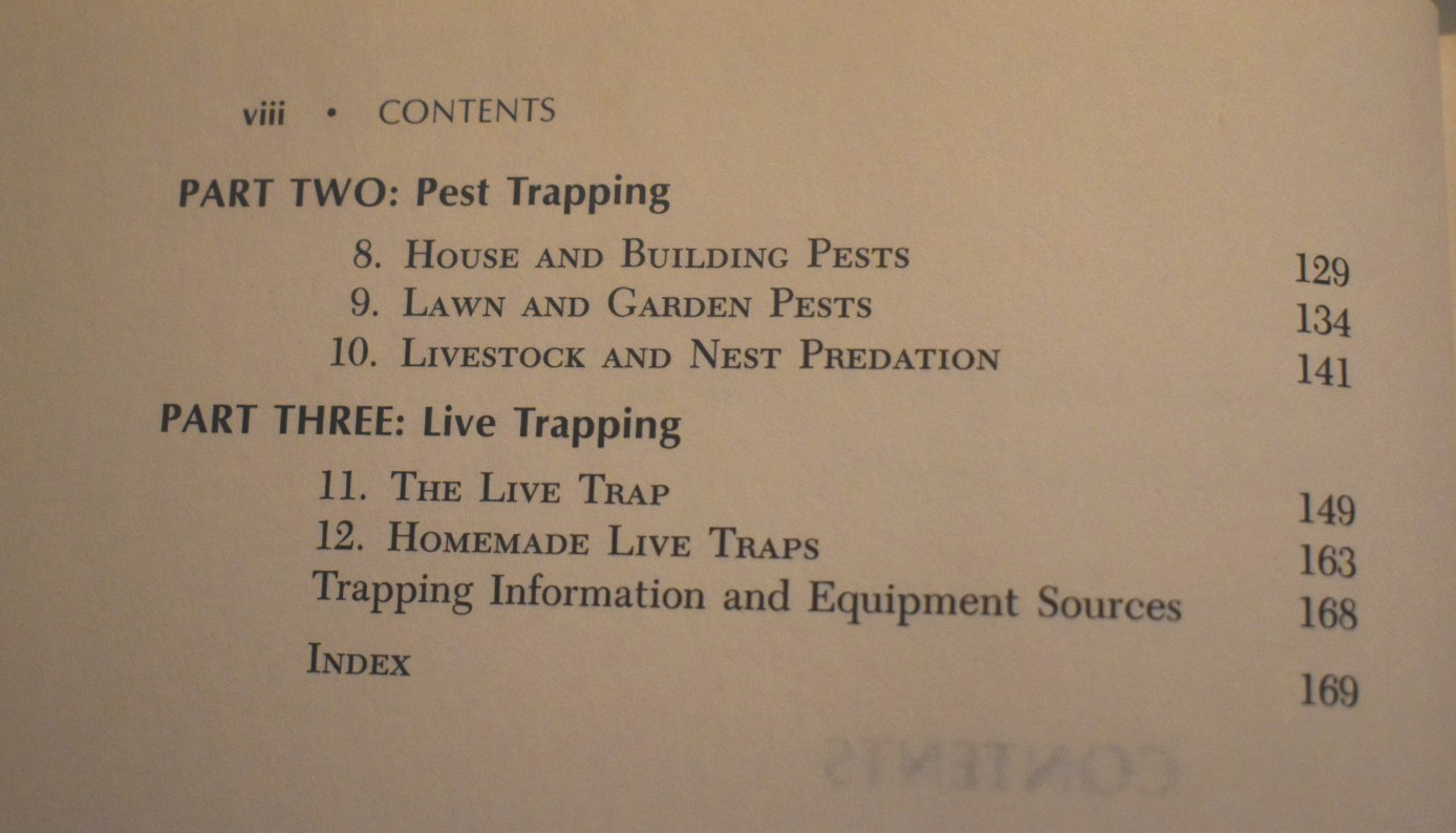 The Complete Book of Trapping By Gilsvik, Bob Hardcover 1976