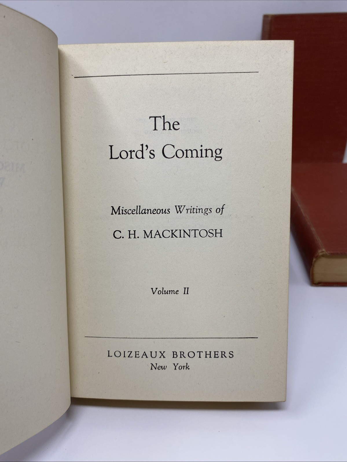 Miscellaneous Writings C. H. Mackintosh Vol 1–6 Loizeaux Bros. HC 1951 8th Print
