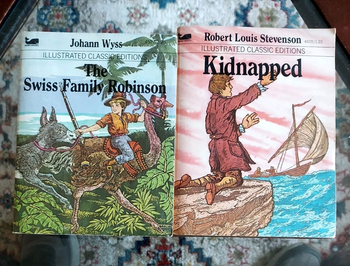 Lot of 12 Moby Books Illustrated Classic Editions Vintage Mini Paperback Books