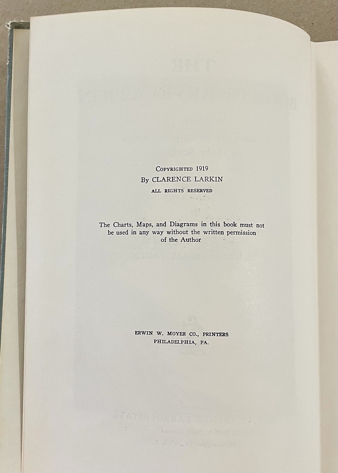 The Book of Revelation: A Study of Holy Scripture, Clarence Larkin (1919, HC)