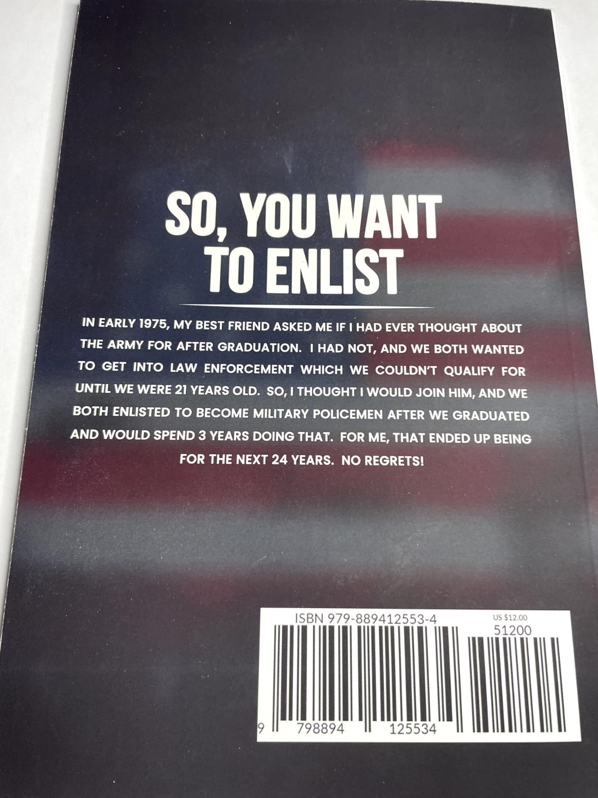 So you want to enlist, Army,