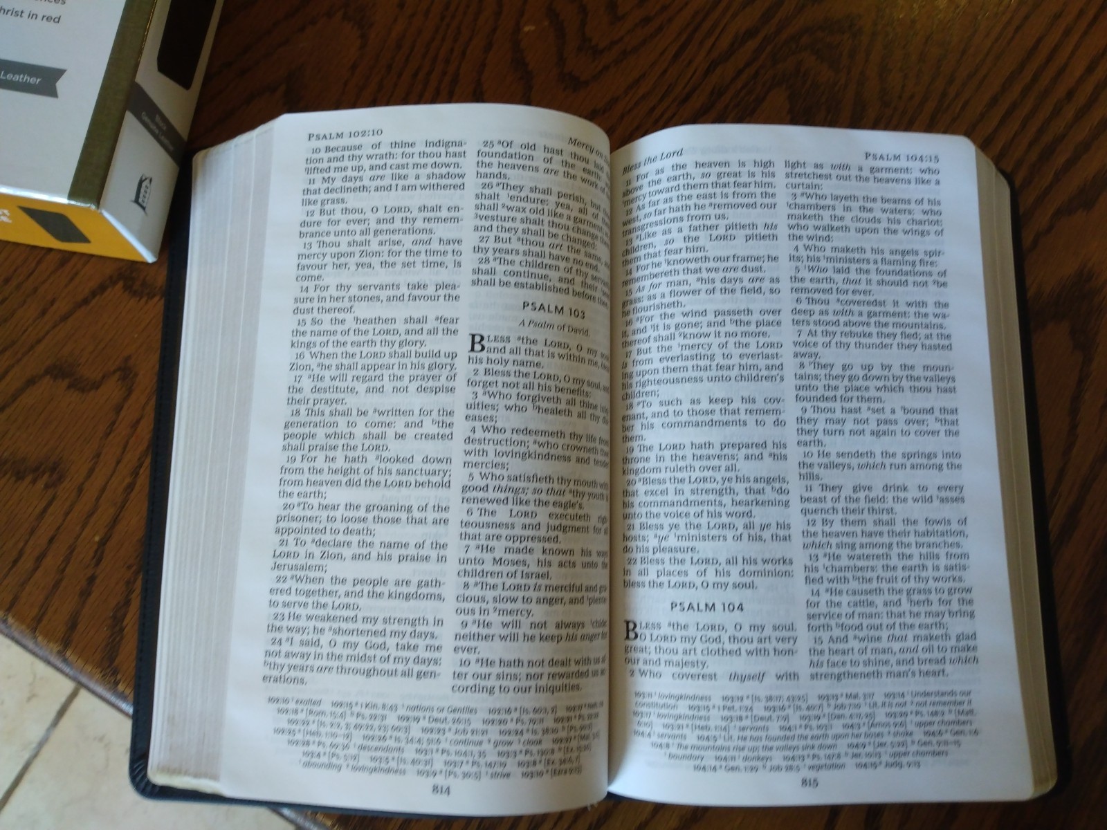 KJV Giant Print Personal Size Ref. Bible – $119.99 Retail -Black Genuine Leather