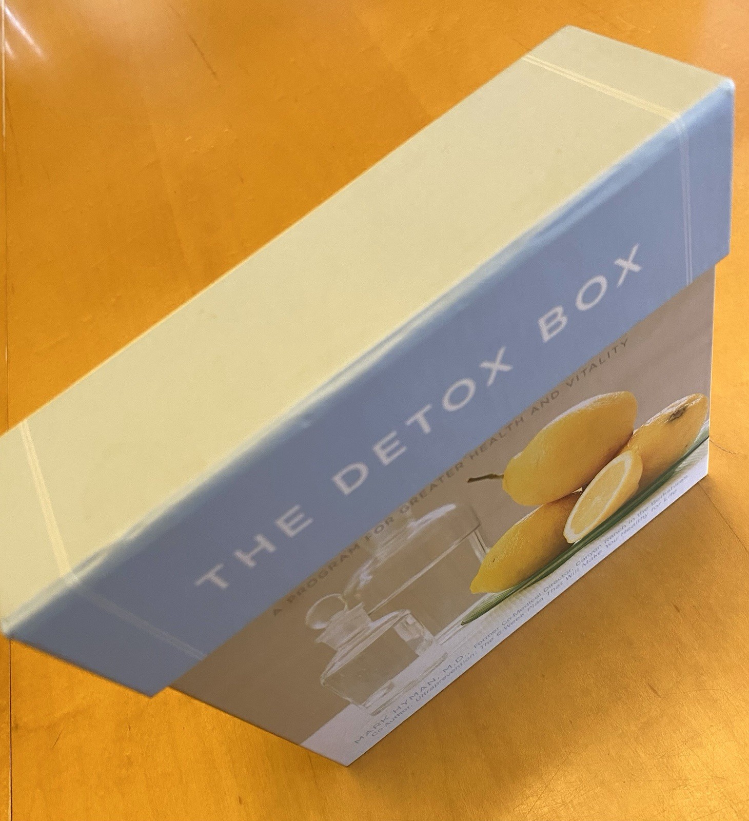 Detox Box by Mark Hyman (2004, Kit) A Program For Greater Health And Vitality