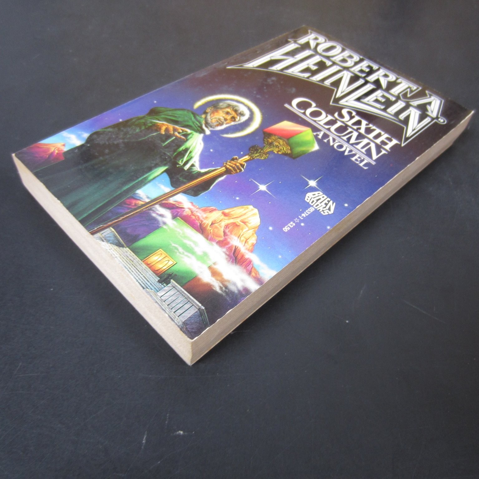 Sixth Column Robert Heinlein 1988 First Baen Printing Science Fiction Baen Books