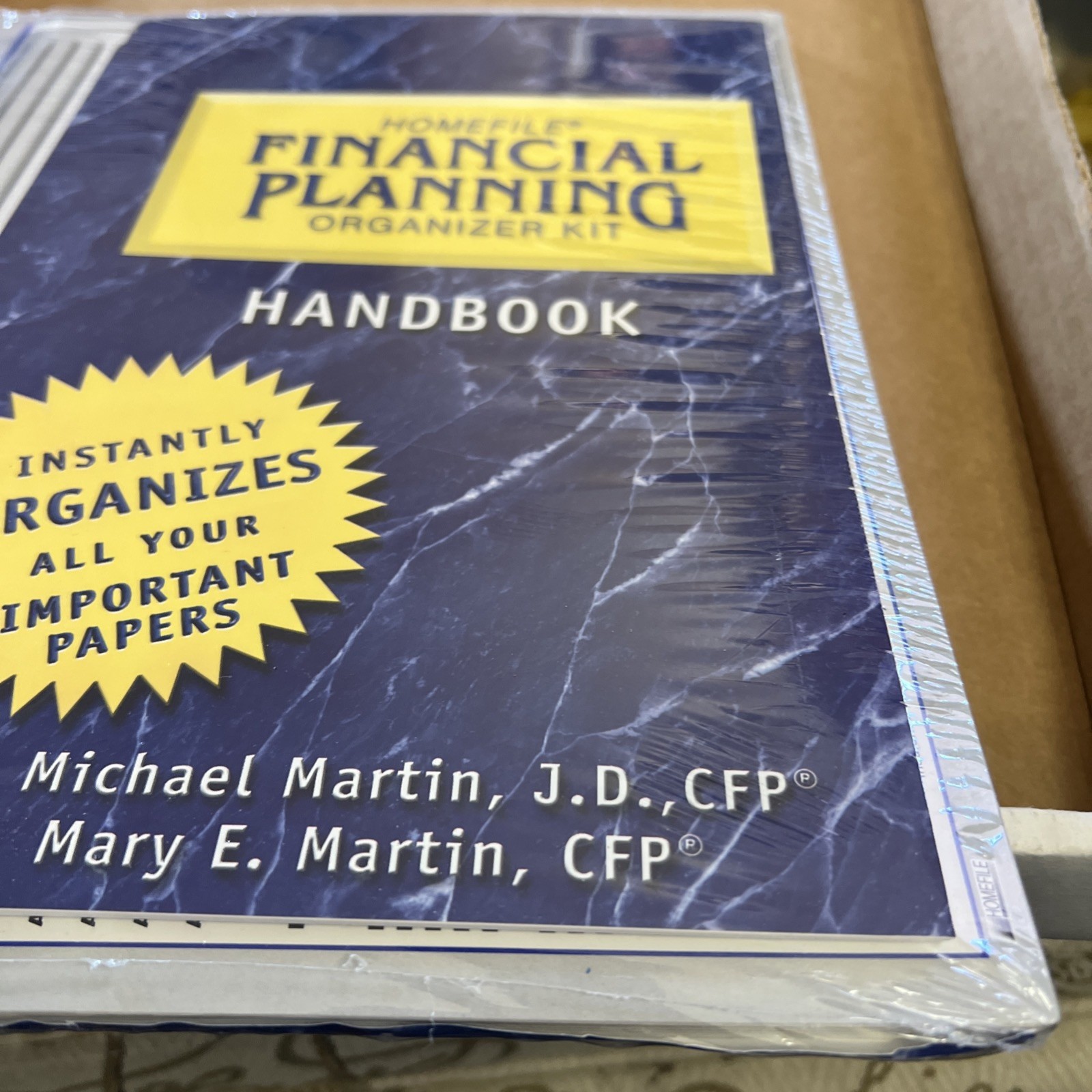 NEW HOMEFILE Financial planning organizer kit HANDBOOK Martin 2004 48 pages