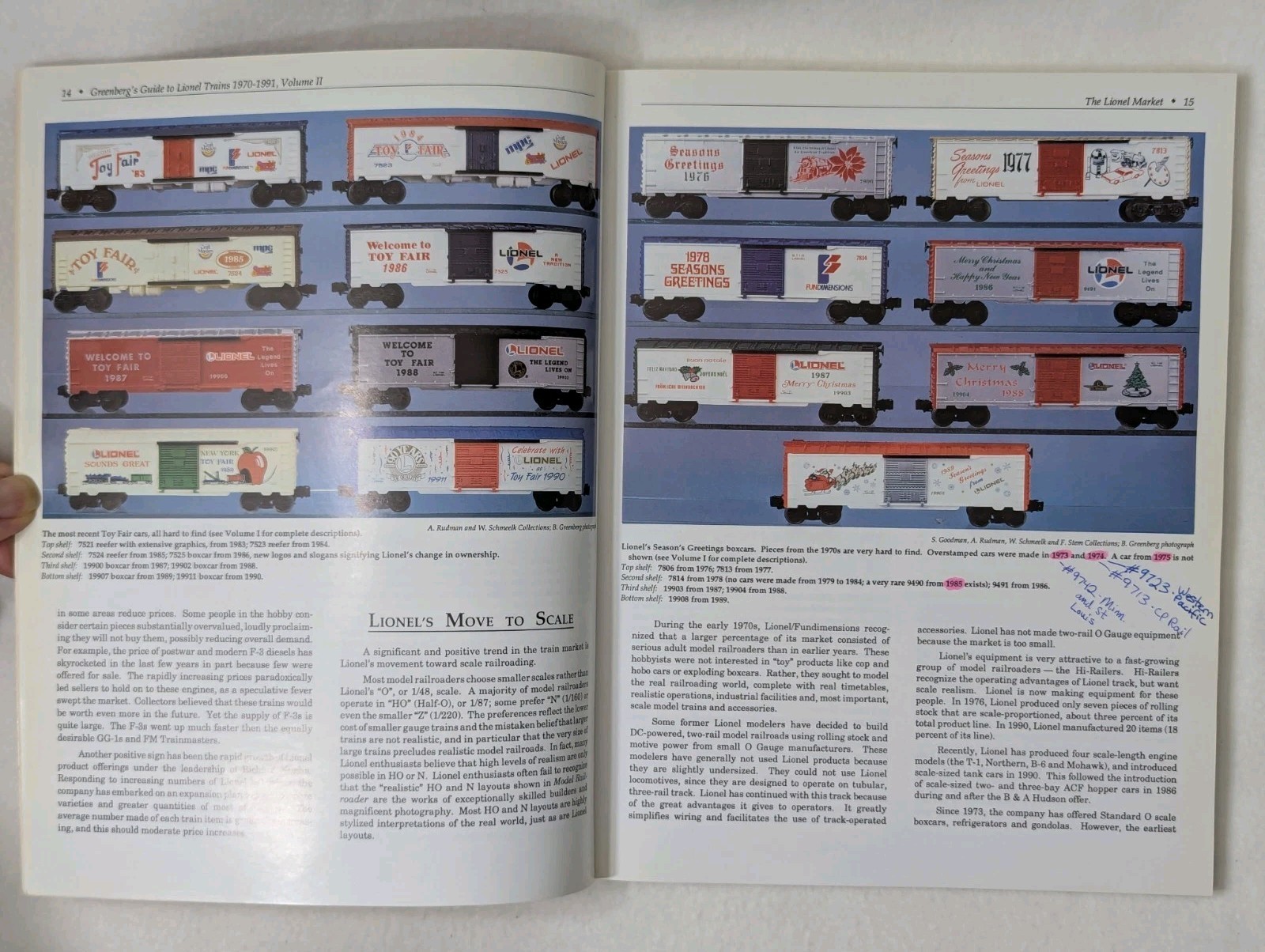 Greenberg’s Guide to Lionel Trains 1970-1991 Volume II Trade Paperback