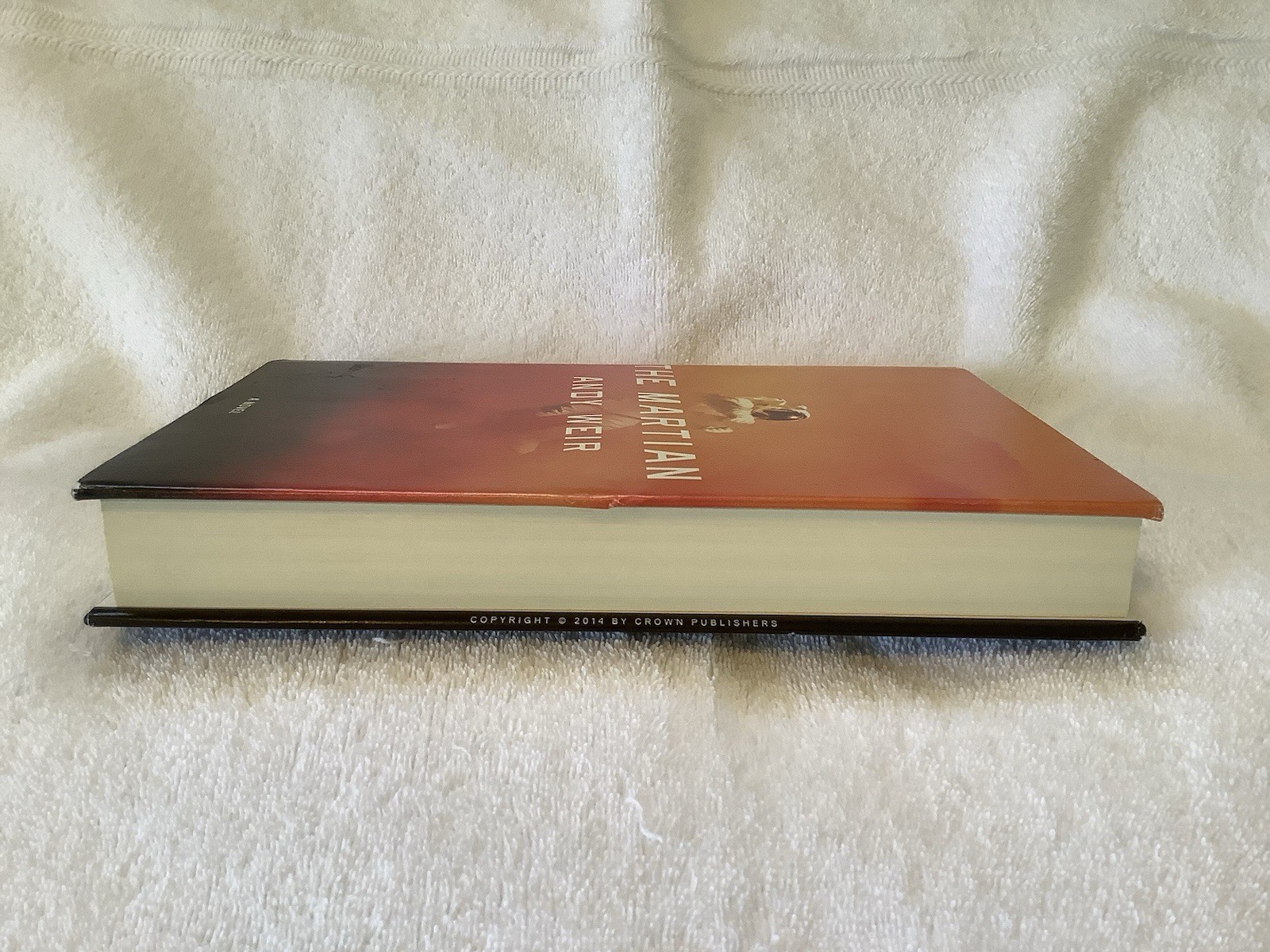 THE MARTIAN-ANDY WEIR 1st ED. HARDCOVER / ONCE READ