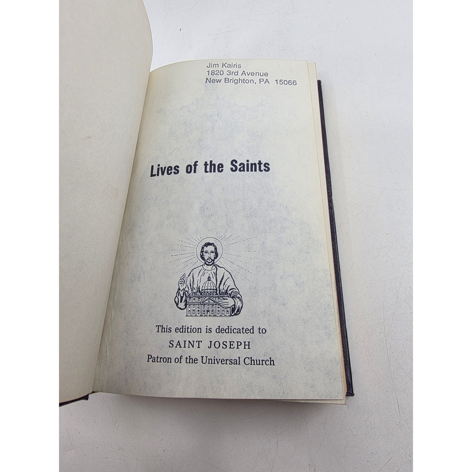 Lives of the Saints Illustrated Revised Edition Rev Hugo Hoever Catholic Book