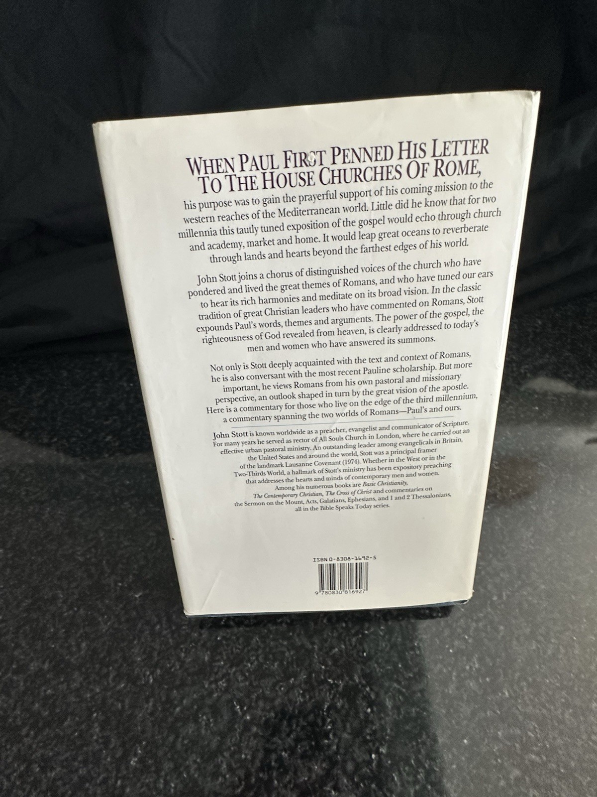 Romans by John Stott 1994 InterVarsity Press