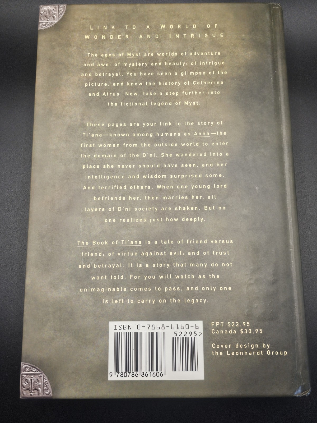 Myst : The Book of Ti’Ana Rand, Miller, Robyn, Wingrove, David Mi
